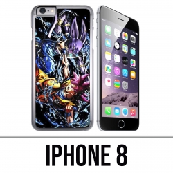 Funda iPhone 8 - Dragon Ball Goku Vs Beerus