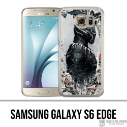 Samsung Galaxy S6 edge case - Black Panther Comics Splash