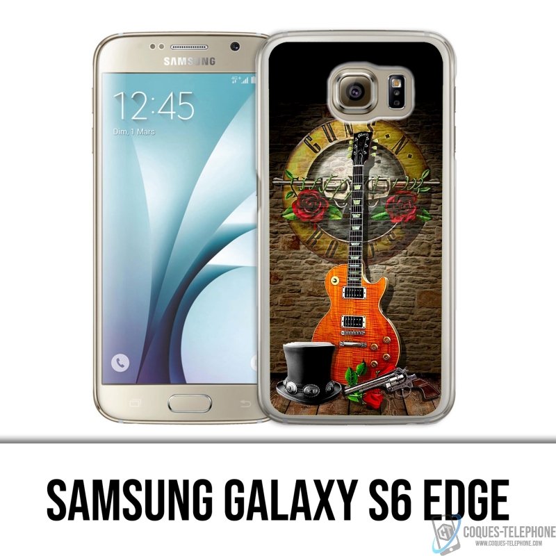 Custodia edge per Samsung Galaxy S6 - Chitarra Guns N Roses