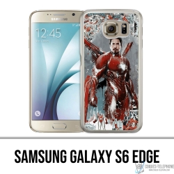Samsung Galaxy S6 edge case - Iron Man Comics Splash