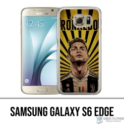 Coque Samsung Galaxy S6 edge - Ronaldo Juventus Poster