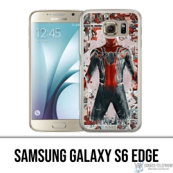 Coque Samsung Galaxy S6 edge - Spiderman Comics Splash