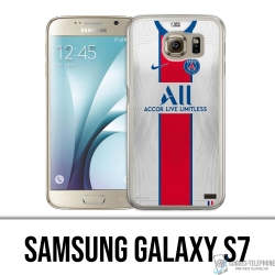 Custodia per Samsung Galaxy S7 - Maglia PSG 2021