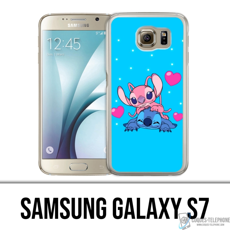 Custodia per Samsung Galaxy S7 - Stitch Angel Love