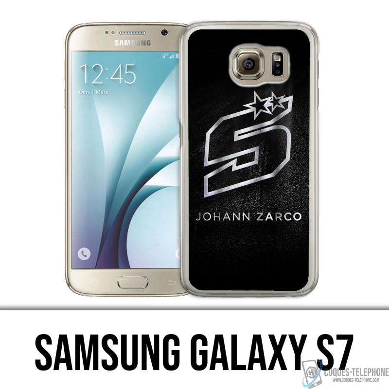 Coque Samsung Galaxy S7 - Zarco Motogp Grunge