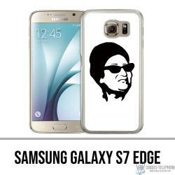 Samsung Galaxy S7 Rand Case - Oum Kalthoum Schwarz Weiß