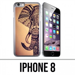 IPhone 8 Fall - Weinlese-aztekischer Elefant
