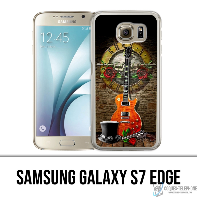 Coque Samsung Galaxy S7 edge - Guns N Roses Guitare