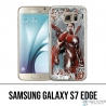 Carcasa para Samsung Galaxy S7 edge - Iron Man Comics Splash