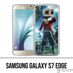 Samsung Galaxy S7 Edge Case - Einteilige Ruffy Jump Force