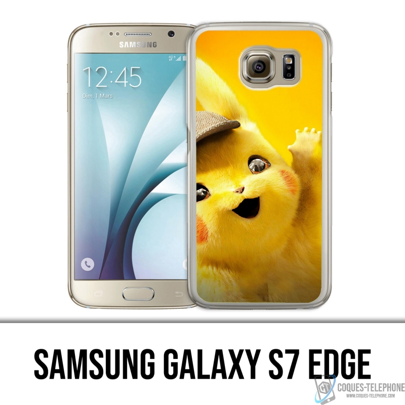 Custodia per Samsung Galaxy S7 edge - Pikachu Detective