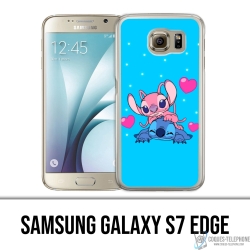 Samsung Galaxy S7 edge case - Stitch Angel Love