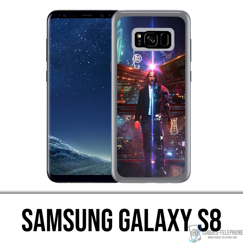 Custodia per Samsung Galaxy S8 - John Wick X Cyberpunk