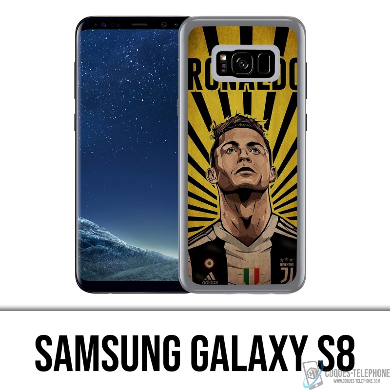 Samsung Galaxy S8 Case - Ronaldo Juventus Poster