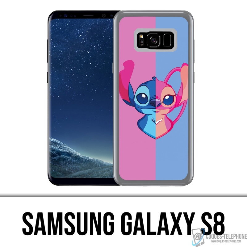 Custodia per Samsung Galaxy S8 - Stitch Angel Heart Split