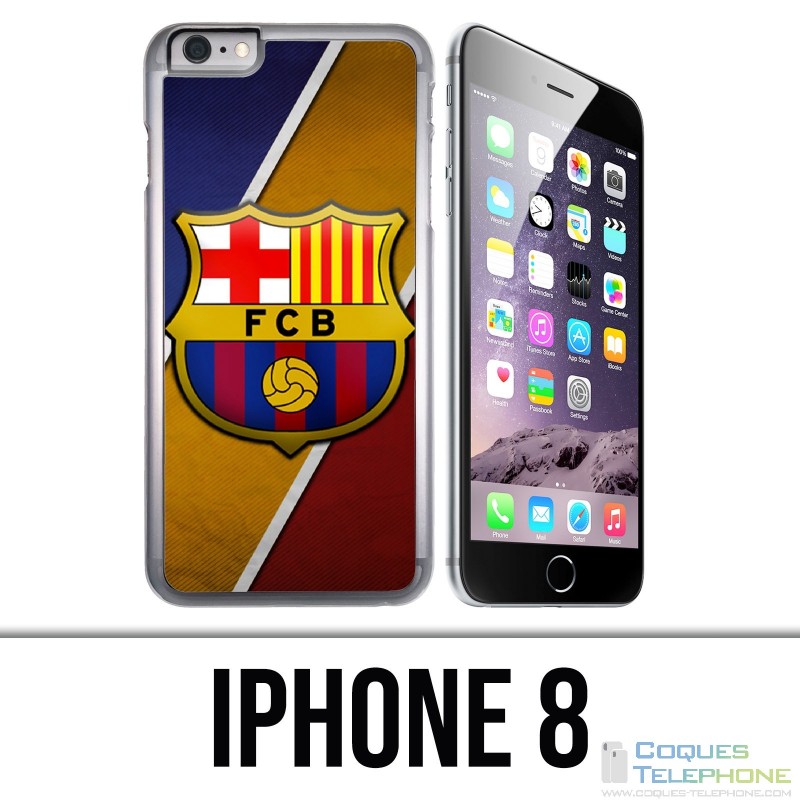 Coque iPhone 8 - Football Fc Barcelona