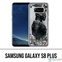 Custodia per Samsung Galaxy S8 Plus - Black Panther Comics Splash