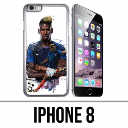 IPhone 8 Case - Football France Pogba Drawing