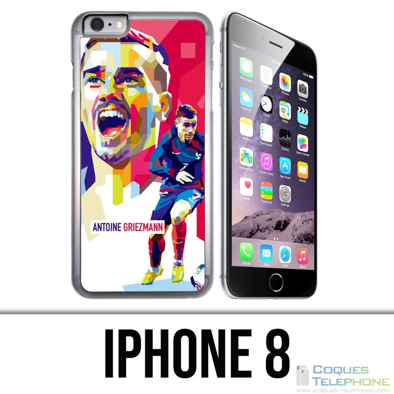 Coque iPhone 8 - Football Griezmann