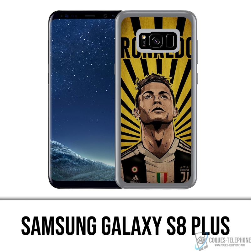 Custodia per Samsung Galaxy S8 Plus - Poster Ronaldo Juventus