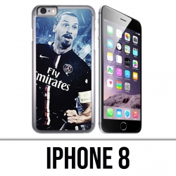 Coque iPhone 8 - Football Zlatan Psg