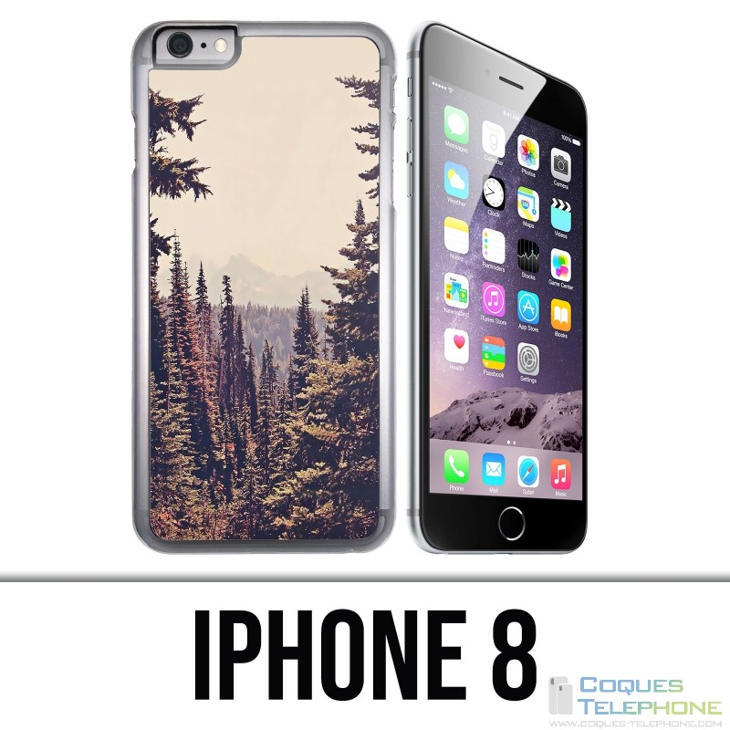 Coque iPhone 8 - Foret Sapins