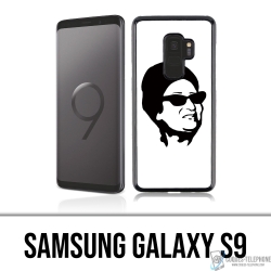 Coque Samsung Galaxy S9 - Oum Kalthoum Noir Blanc