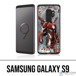 Coque Samsung Galaxy S9 - Iron Man Comics Splash