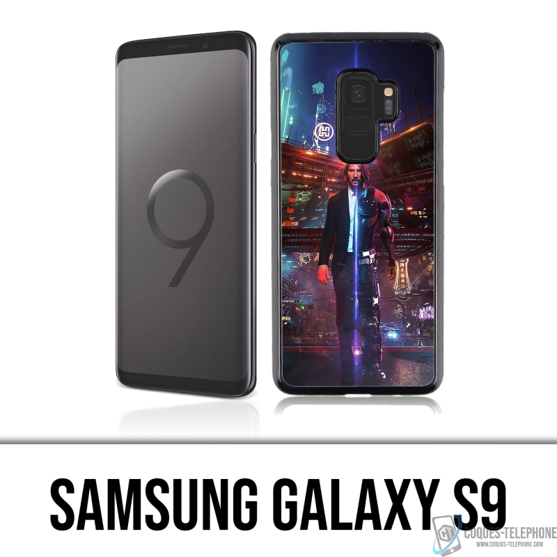 Custodia per Samsung Galaxy S9 - John Wick X Cyberpunk