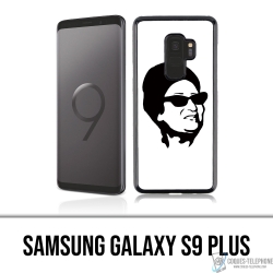 Custodia per Samsung Galaxy S9 Plus - Oum Kalthoum Nero Bianco