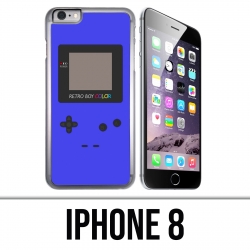 Coque iPhone 8 - Game Boy Color Bleu