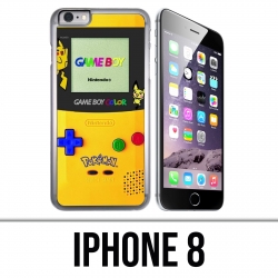 Coque iPhone 8 - Game Boy Color Pikachu Jaune Pokémon