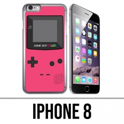 Custodia per iPhone 8 - Game Boy Colore rosa