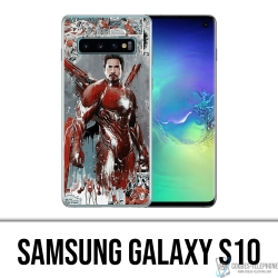 Samsung Galaxy S10 case - Iron Man Comics Splash