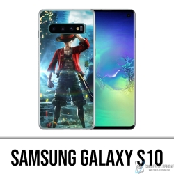 Custodia per Samsung Galaxy S10 - One Piece Rufy Jump Force