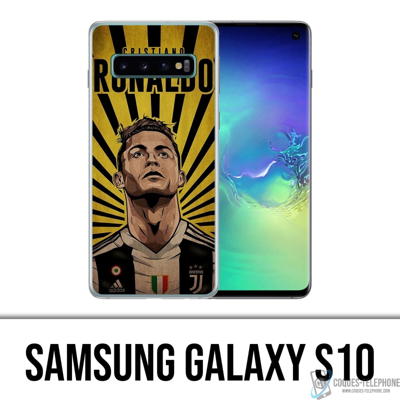 Samsung Galaxy S10 Case - Ronaldo Juventus Poster