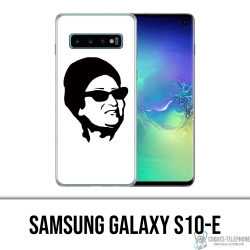 Funda Samsung Galaxy S10e - Oum Kalthoum Negro Blanco