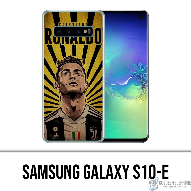 Samsung Galaxy S10e Case - Ronaldo Juventus Poster