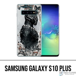 Coque Samsung Galaxy S10 Plus - Black Panther Comics Splash