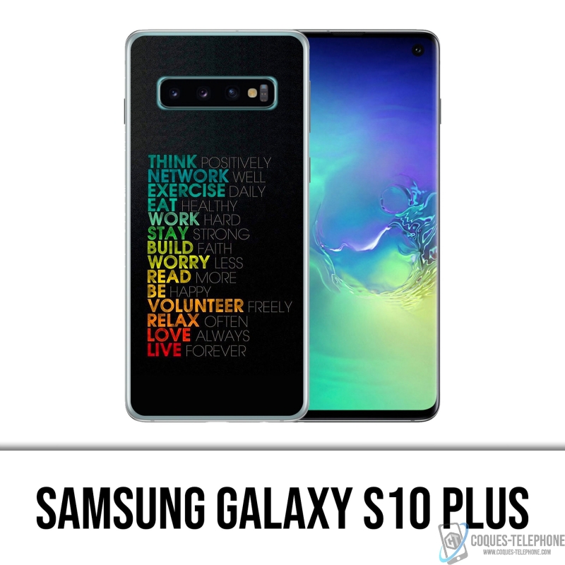 Samsung Galaxy S10 Plus Case - Tägliche Motivation
