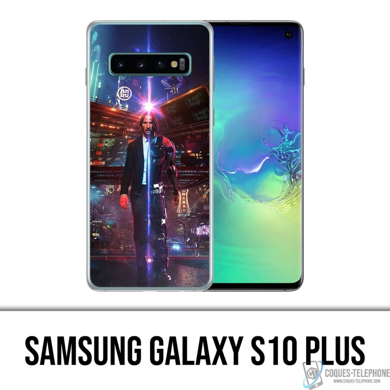 Coque Samsung Galaxy S10 Plus - John Wick X Cyberpunk