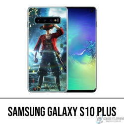 Custodia per Samsung Galaxy S10 Plus - One Piece Rufy Jump Force