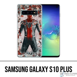 Samsung Galaxy S10 Plus Case - Spiderman Comics Splash