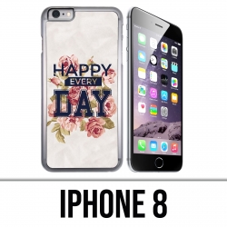 Custodia per iPhone 8 - Happy Every Days Roses
