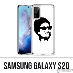 Funda Samsung Galaxy S20 - Oum Kalthoum Negro Blanco