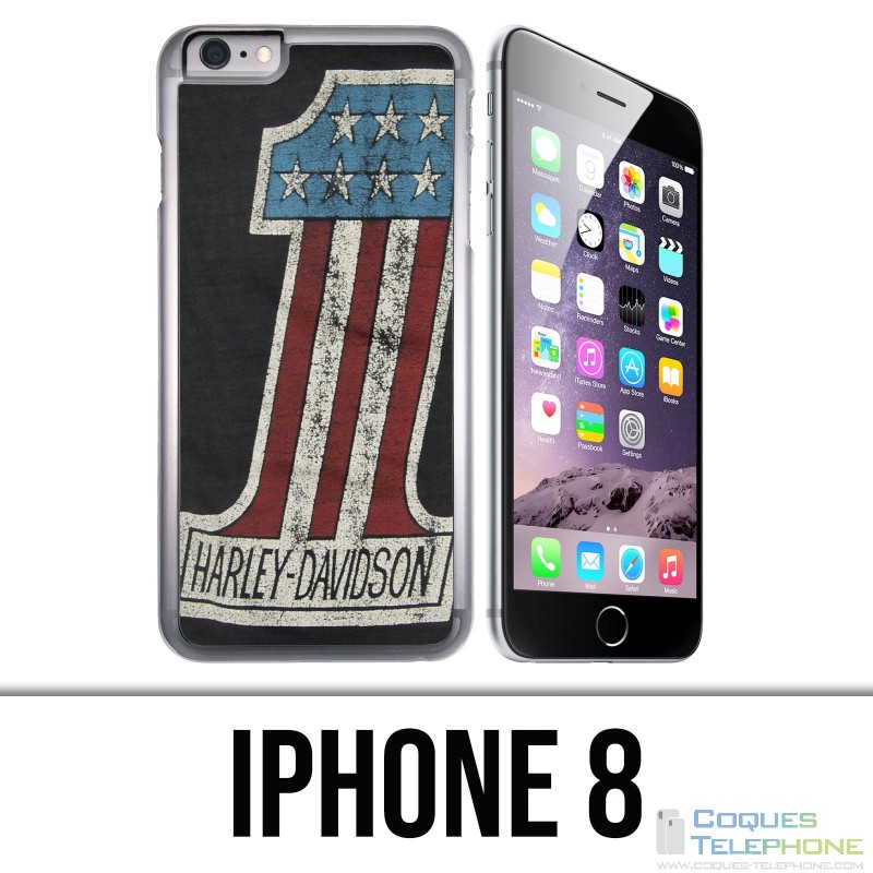 Custodia per iPhone 8 - Logo Harley Davidson