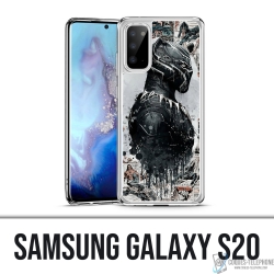 Coque Samsung Galaxy S20 - Black Panther Comics Splash