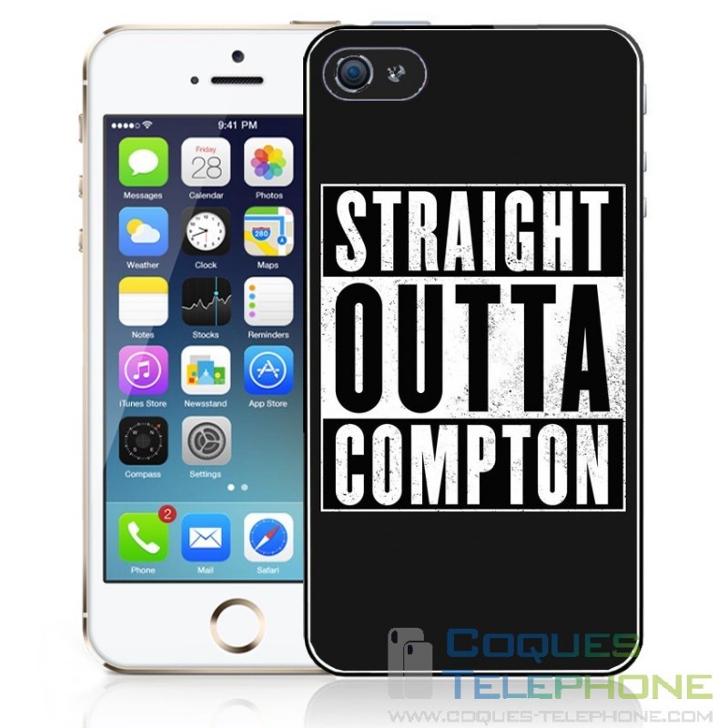 Gerade Outta Compton-Telefonkasten - Logo
