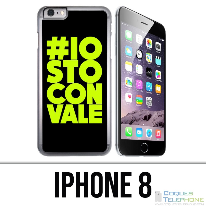 IPhone 8 case - Io Sto Con Vale Valentino Rossi motogp