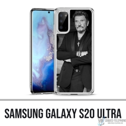 Coque Samsung Galaxy S20 Ultra - Johnny Hallyday Noir Blanc